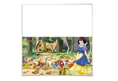Toalha Plstica Branca de Neve 70 anos - Regina